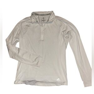 Adidas Women’s Medium White Lightweight Breathable Golf Shirt